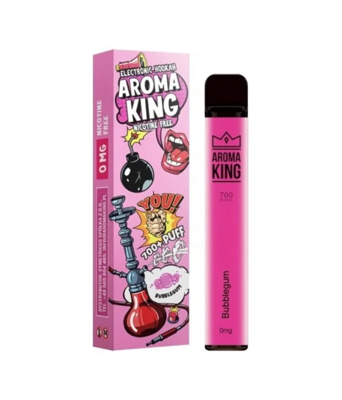 Puff Bubblegum - Chewing gum  AromaKing - Boite de 10 puffs Aromaking 700 en Français
