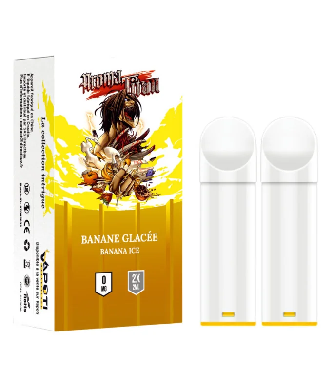 Banane Glacée - Aroma Titan - Pack de 2 capsules (Boite de 10)
