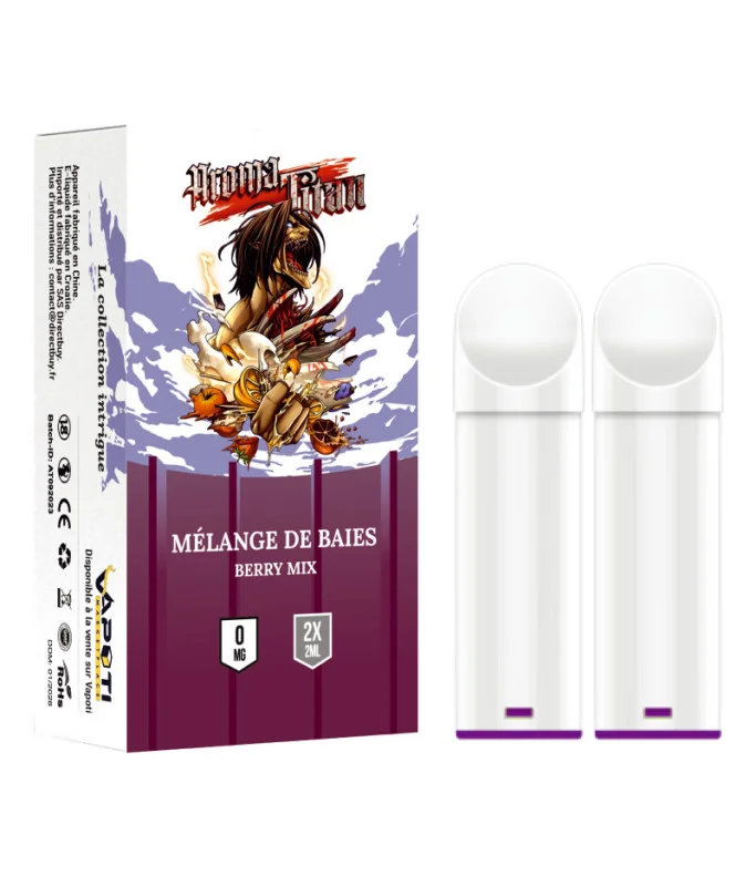 Mélange de baies - Aroma Titan- Pack de 2 capsules (Boite de 10)