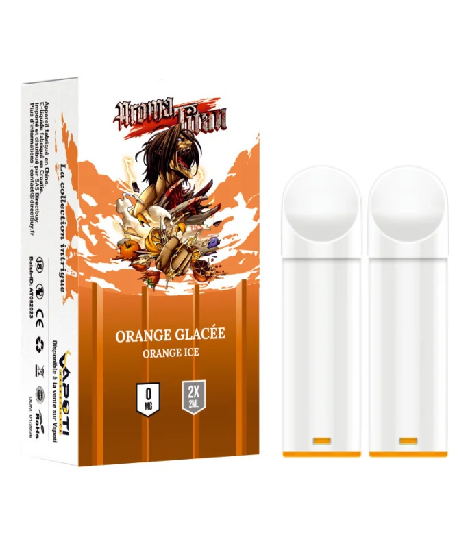 Orange glacée - Aroma Titan- Pack de 2 capsules (Boite de 10)