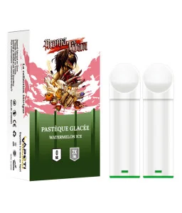 Pastèque glacée - Aroma Titan- Pack de 2 capsules (Boite de 10)