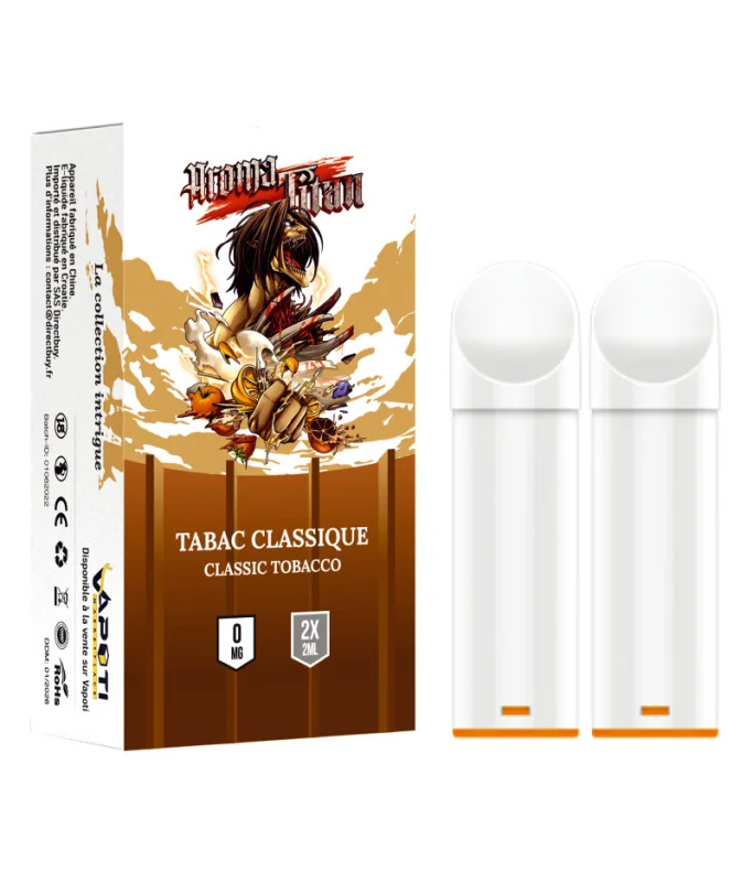 Tabac classique - Aroma Titan- Pack de 2 capsules (Boite de 10)