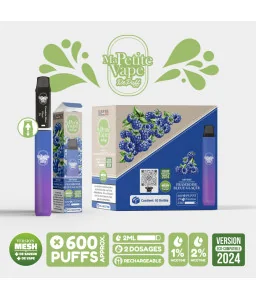 Re Puff Ma Petite Vape 600 Framboise Bleue Glacée