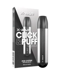 Click & Puff - Kit Solo Silver X-Bar