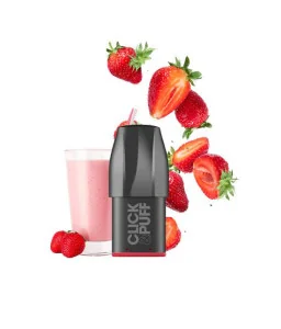 Milkshake Fraise - Pod Click & Puff X-Bar